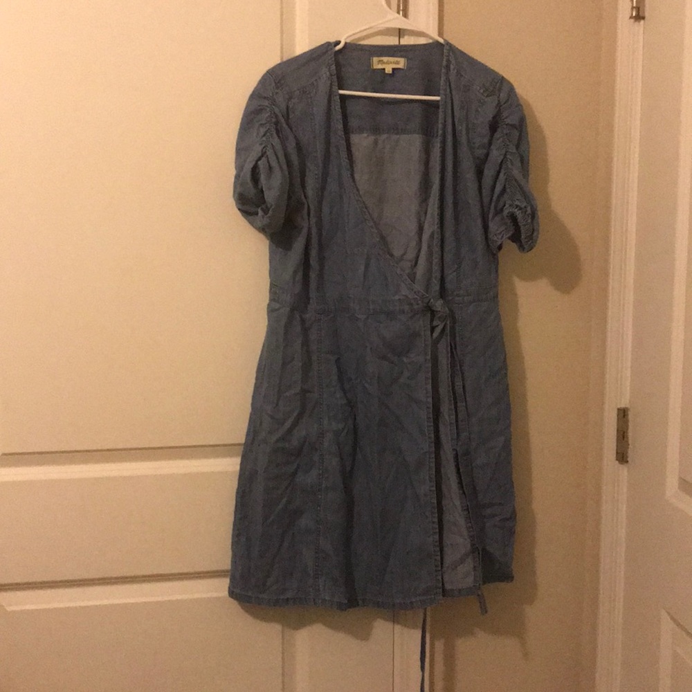 Madewell Denim Wrap Dress